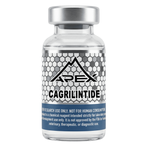 Cagrilintide lyophilized research peptide vial – Apex Laboratory