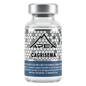 Cagrisema lyophilized research peptide vial – Apex Laboratory