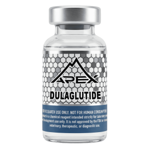 Dulaglutide lyophilized research peptide vial – Apex Laboratory