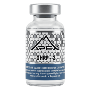 GHRP-2 lyophilized research peptide vial – Apex Laboratory