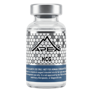 HCG (human chorionic gonadotropin) research reagent container — Apex Laboratory
