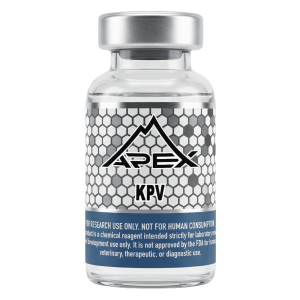 KPV lyophilized research peptide vial — Apex Laboratory
