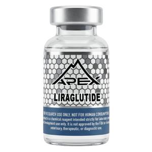 Liraglutide lyophilized research peptide vial — Apex Laboratory