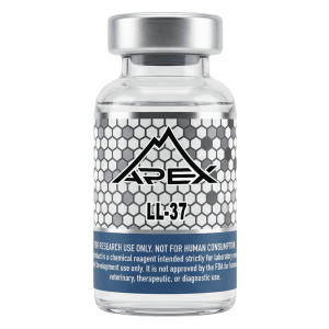 LL37 lyophilized research peptide vial — Apex Laboratory