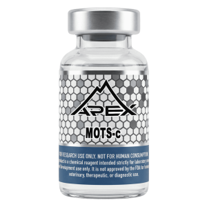 MOTS-c (Human) lyophilized research peptide vial — Apex Laboratory