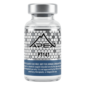 PT-141 10mg lyophilized research peptide vial — Apex Laboratory