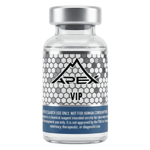 VIP lyophilized research peptide vial — Apex Laboratory
