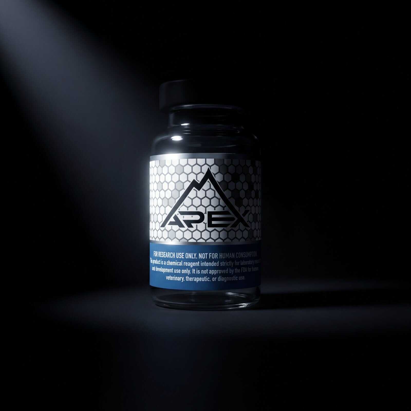 Apex Laboratory research peptide vials with HPLC verification