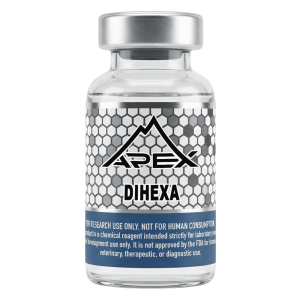 Dihexa 10mg (60pcs) research compound capsule bottle — Apex Laboratory