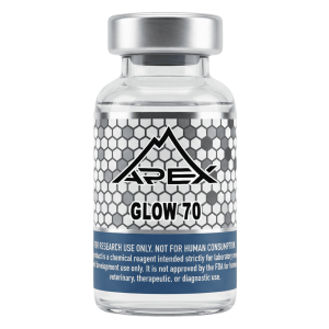 Glow Blend 70mg lyophilized peptide blend vial — Apex Laboratory